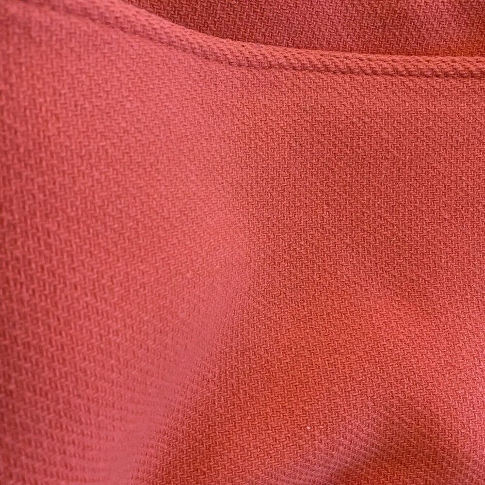 J Crew Coat Jacket Women's Coral Sz 2 Stadium Cloth Nello Gori Wool Belted - Picture 10 of 16